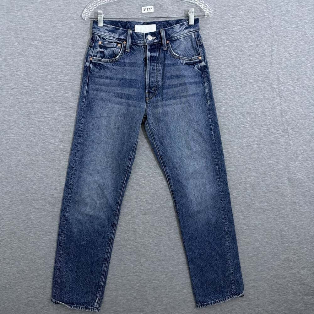 Mother Superior Womens 26 High Waisted Hiker Hover Straight Leg Jeans
